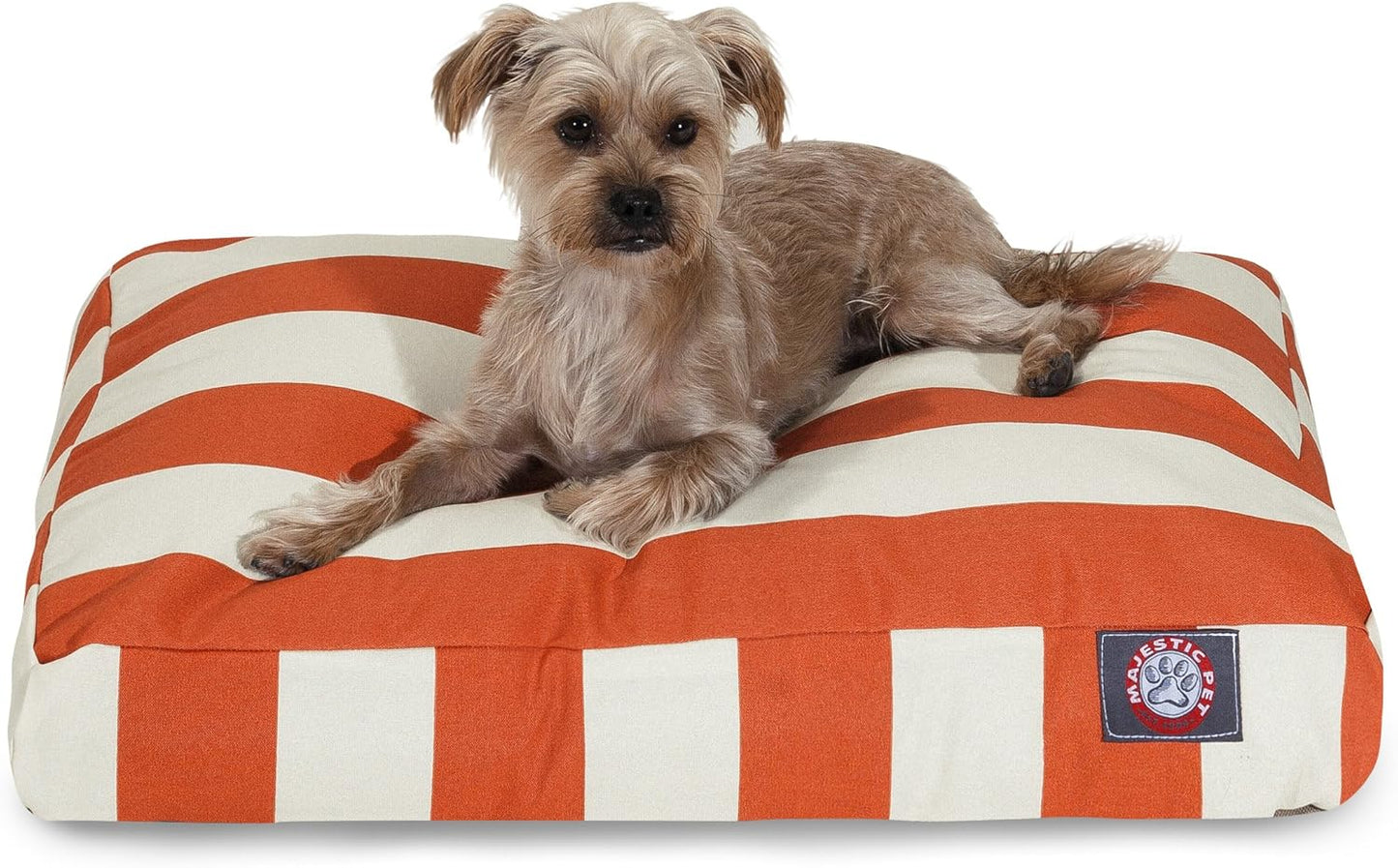 Majestic Pet Rectangle Large Dog Bed Washable – Non Slip Comfy Pet Bed – Dog Crate Bed with Removable Washable Cover – Dog Kennel Bed for Sleeping - Dog Bed X-Large Breed 50X42X5 Inch – Black