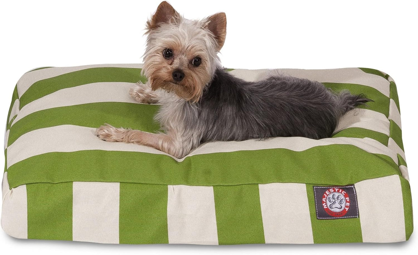 Majestic Pet Rectangle Large Dog Bed Washable – Non Slip Comfy Pet Bed – Dog Crate Bed with Removable Washable Cover – Dog Kennel Bed for Sleeping - Dog Bed X-Large Breed 50X42X5 Inch – Black