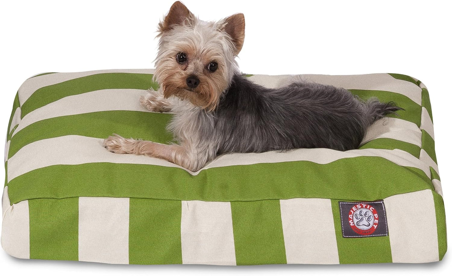 Majestic Pet Rectangle Large Dog Bed Washable – Non Slip Comfy Pet Bed – Dog Crate Bed with Removable Washable Cover – Dog Kennel Bed for Sleeping - Dog Bed X-Large Breed 50X42X5 Inch – Black
