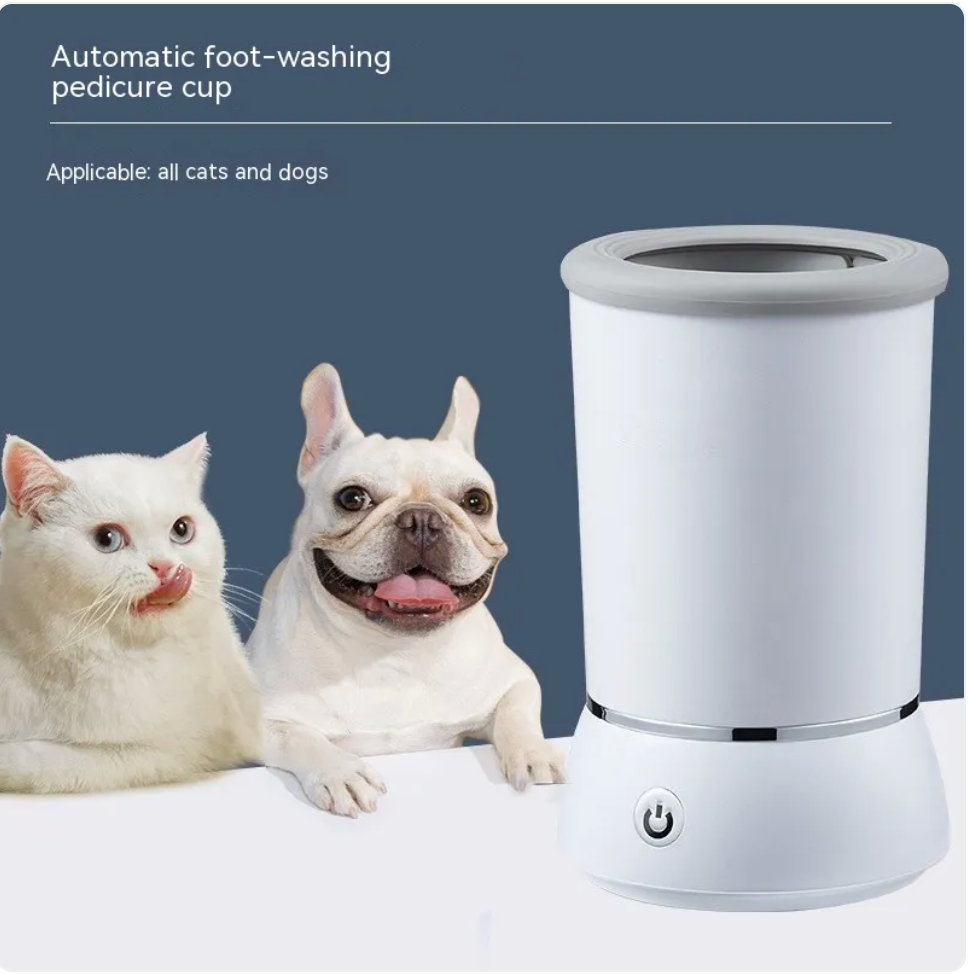Automatic Pet Paw Cleaner – Gentle Electric Paw Washing Cup for Dogs & Cats