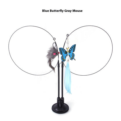 Suction Cup Interactive Cat Teaser Toy