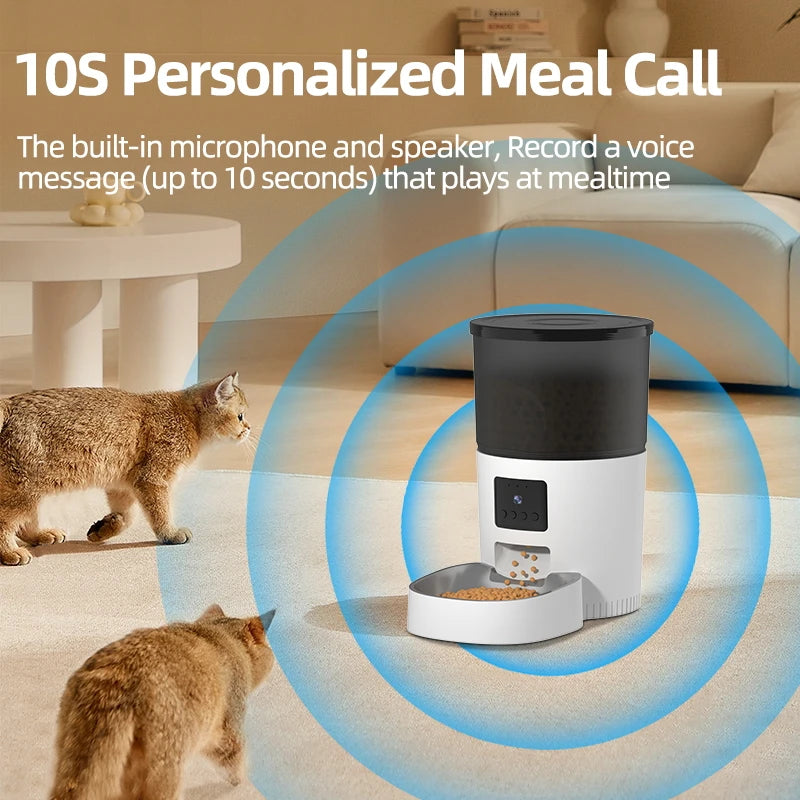 Automatic Cat Feeder Dispenser With Camera