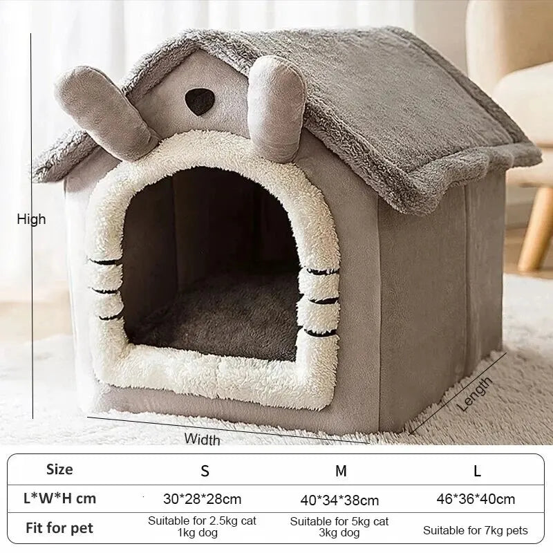 Tent Shape Indoor Warm Dog House