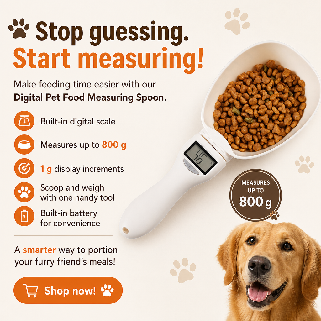 Digital Pet Food Measuring Spoon