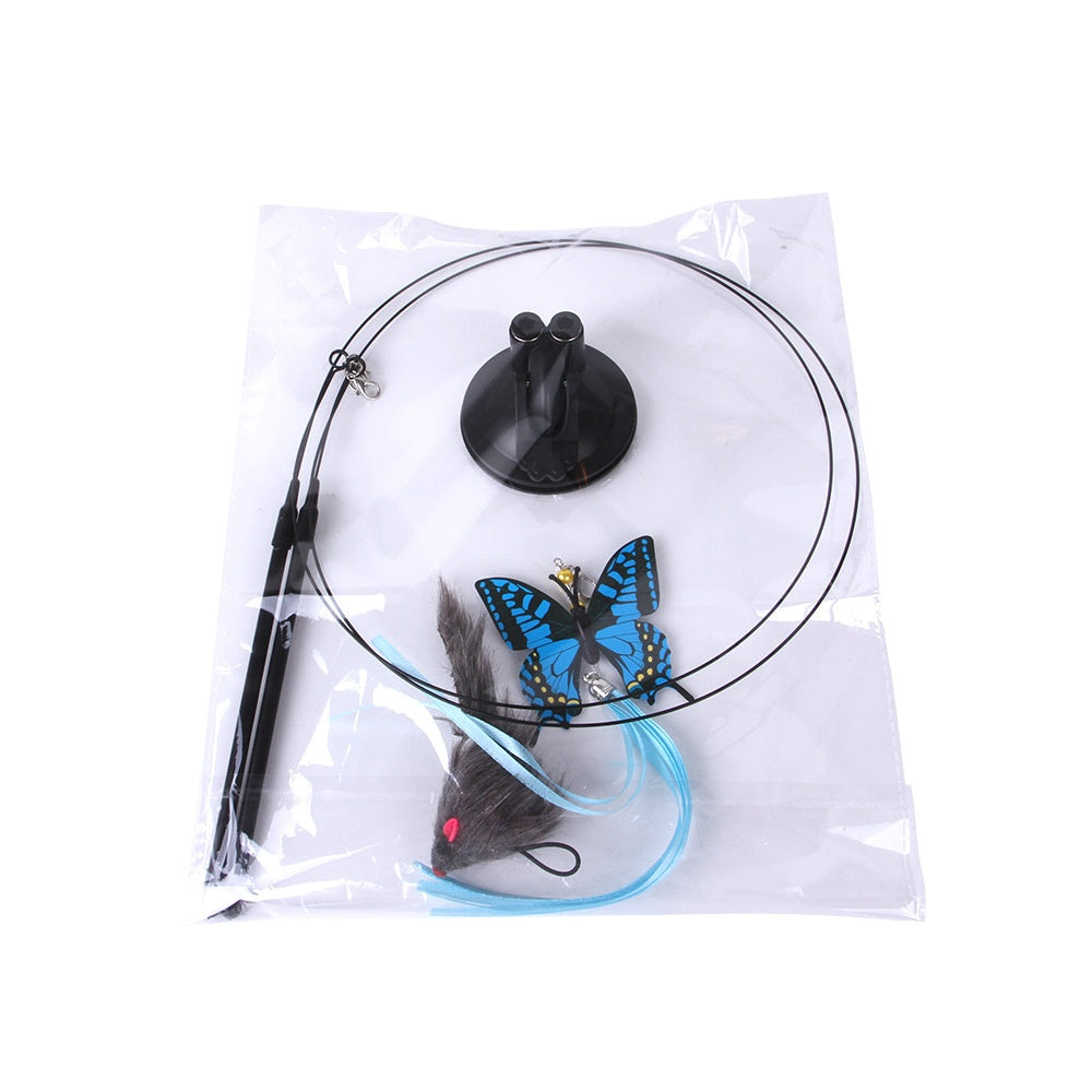 Suction Cup Interactive Cat Teaser Toy
